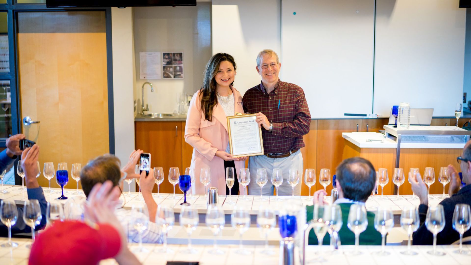 Maria Ayala-Calderon and Dave Stoneberg